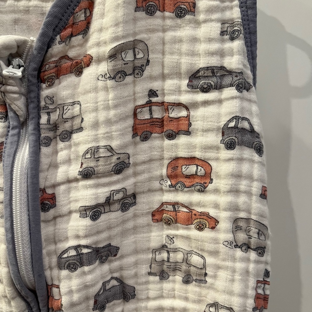 Baby Sleeveless Car Print Swaddle